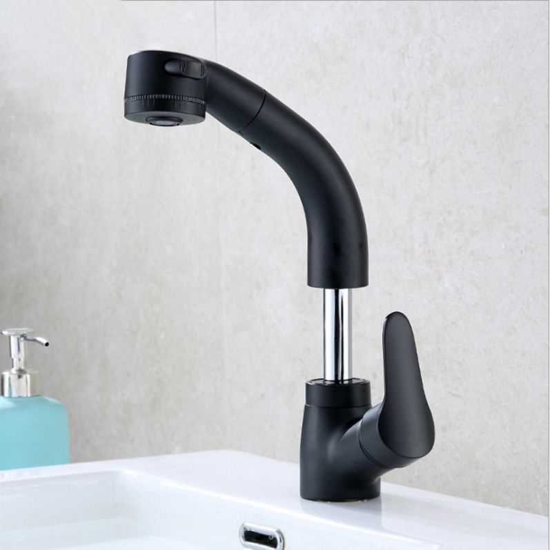 Contemporary Style Faucet Single Handle Vessel Sink Bathroom Faucet