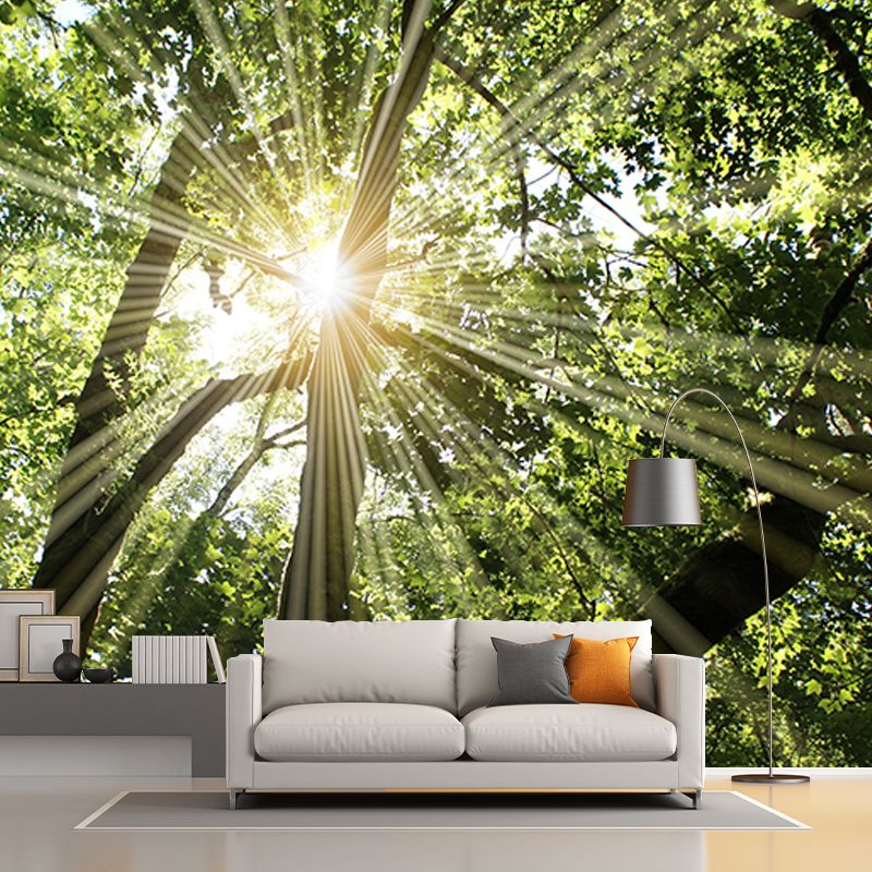 Dining Room Wall Mural Modern Forest Decorative Eco-friendly Wall Covering