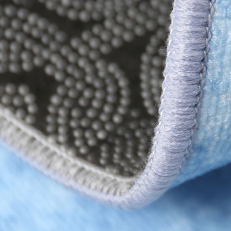 Dark Grey Carpet Poyester Graphic Carpet Washable Carpet for Home Decoration