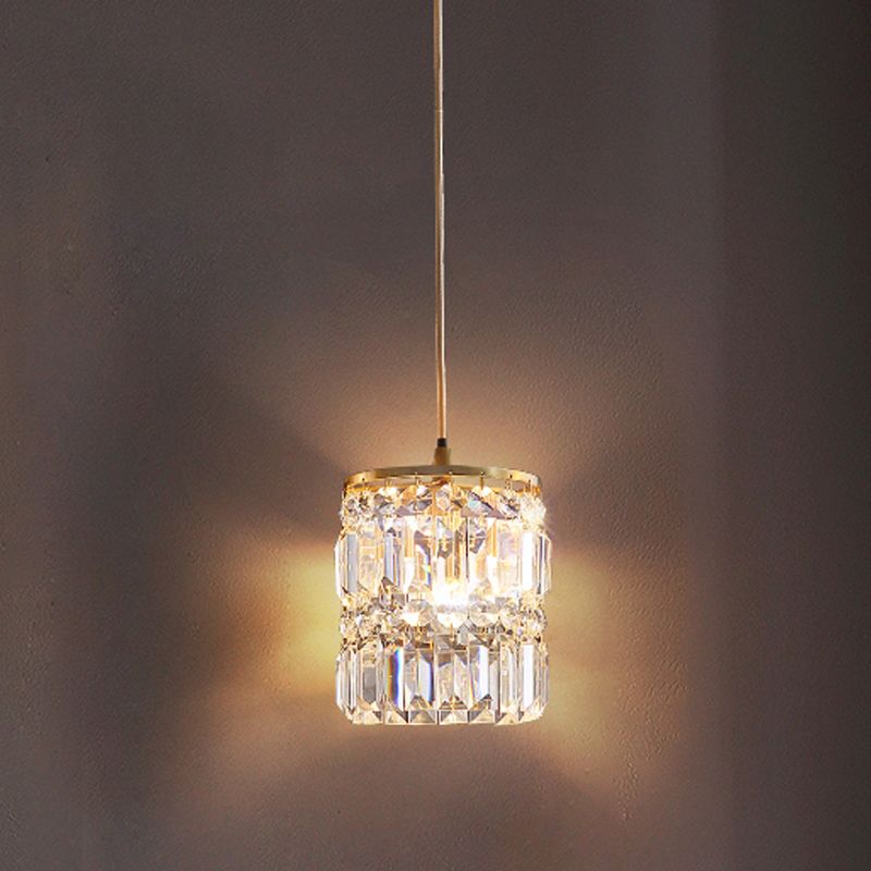 Glasfass Schatten Hanges Lichter moderner Stil 1 Kopfhängehalterung für Schlafzimmer