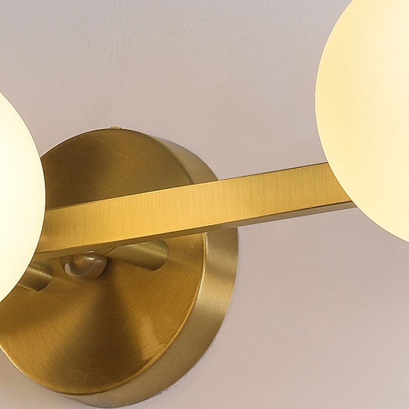 Éclairage mural à bulles métalliques