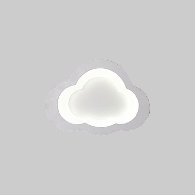 Preciosa nube, luz empotrada en el techo, luz LED acrílica moderna de montaje empotrado para sala de juegos