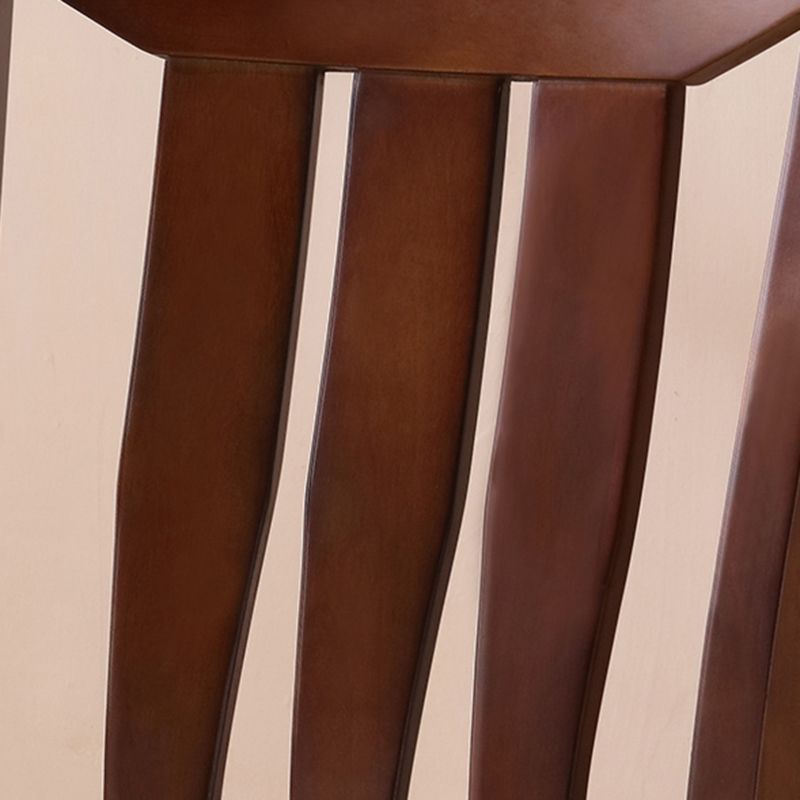 16.5" Wide Side Chair Industrial Wood Side Dining Armless Chairs