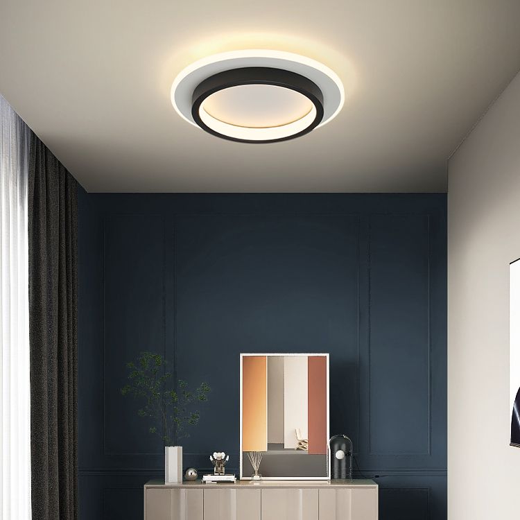 Lámpara de techo LED geométrica Lámpara de montaje empotrada simple y moderna para pasillo