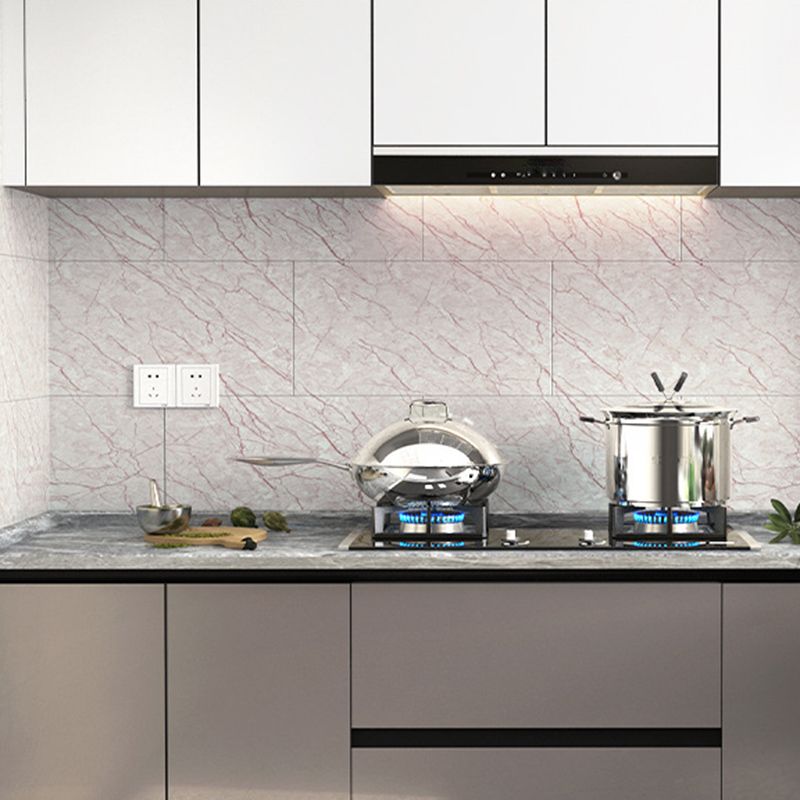 Pvc Mosaic Tile Peel & Stick Tile Kitchen Waterproof Backsplash Peel and Stick Wall Tile