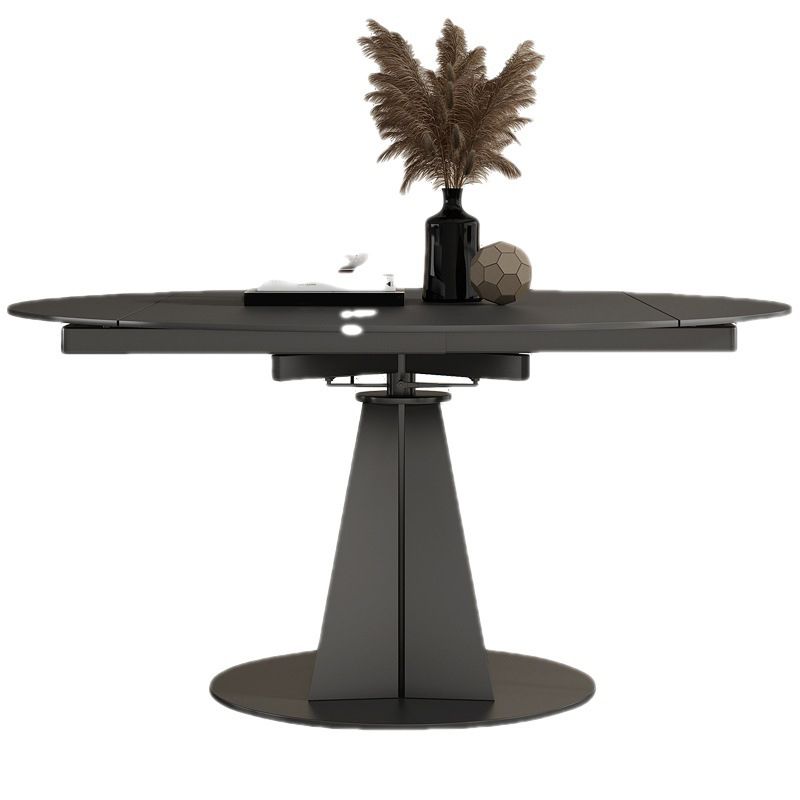 Modern Style Sintered Stone Dining Round Table Set 1/3/4/7 Pieces Dining Set