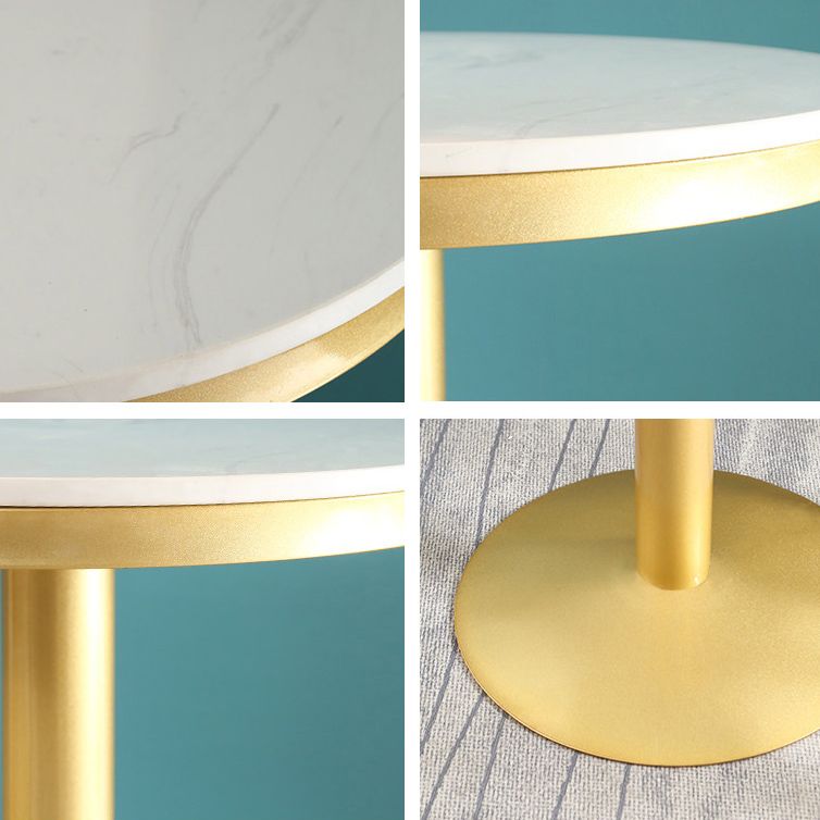 Glam 1/2/3 Pieces Sintered Stone Bar Table Set Fixed Table Counter Set