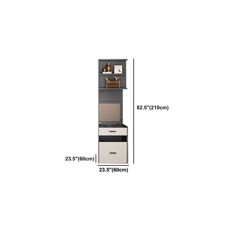 White Colour Wooden Wardrobe Soft Close Door Wardrobe Closet for Home