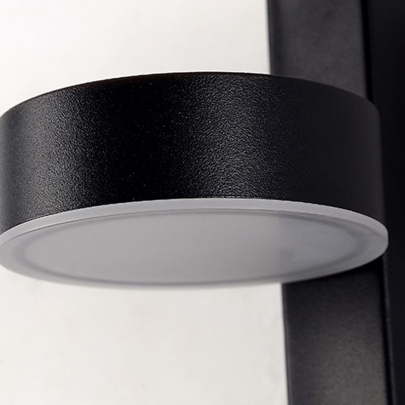 Modern Metal Rotatable Wall Light Geometric 8.5" High LED Wall Sconce for Living Room