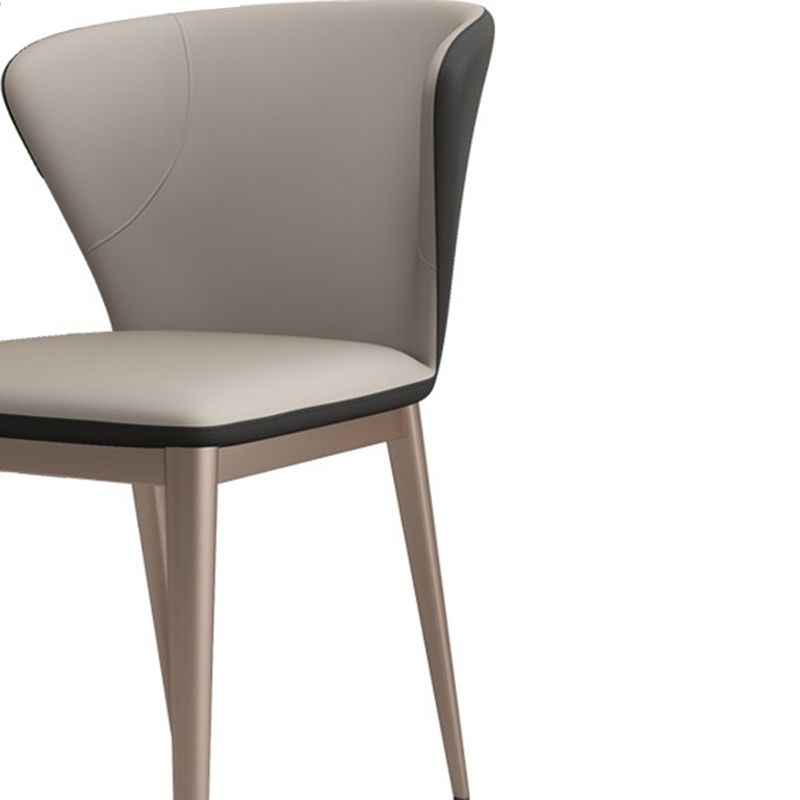 Upholstered Dining Side Chair Wingback Armless Dining Room Chair