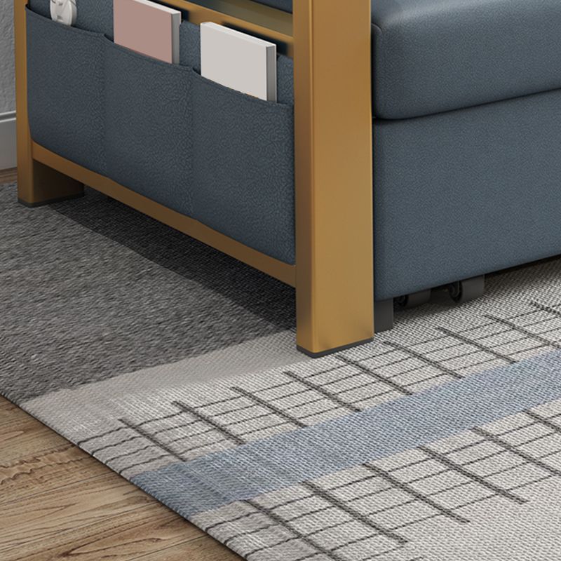 Pillow Included Futon Sofa Bed Square Arms Futon Sleeper Sofa