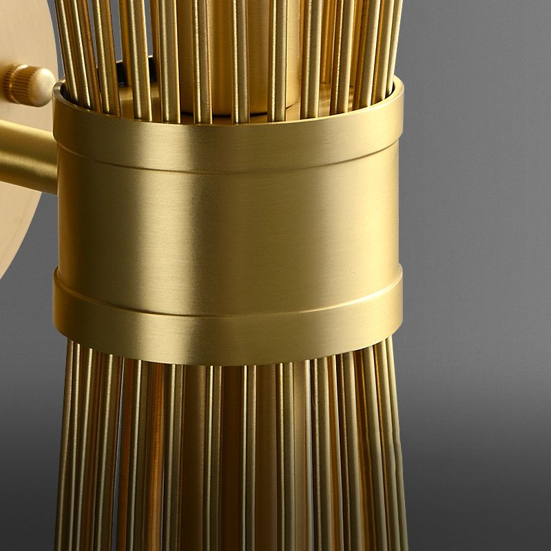 Modern Wall Sconce Linear Shape Wall Light with Metal Shade for Bedroom