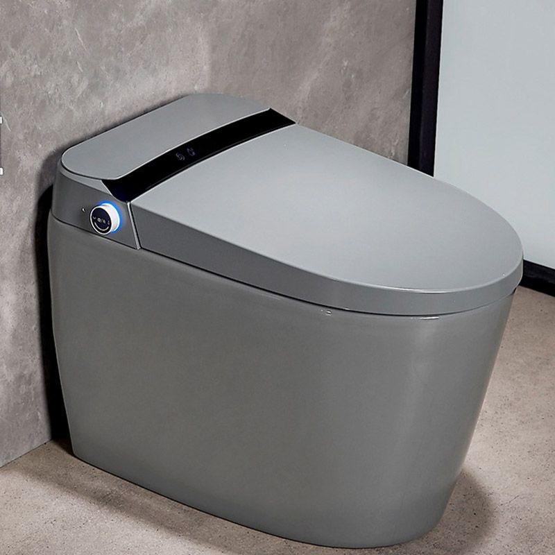 Floor Mounted Flush Toilet All-In-One Siphon Jet ABS Toilet Bowl