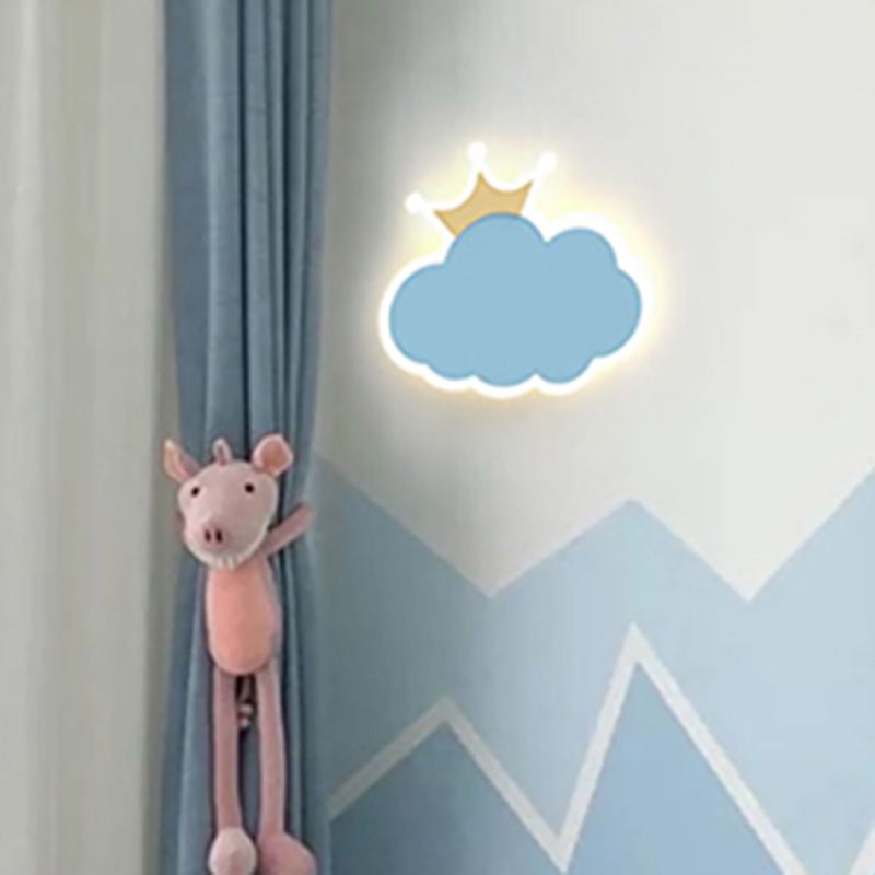 Kids Multiple Shaped Wall Mounted Light Fixture Bedroom Wall Mount Light Fixture