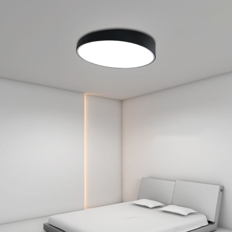Modern Ceiling Light Fixtures with Acrylic Shade Ring LED Flush Ceiling Light Fixture