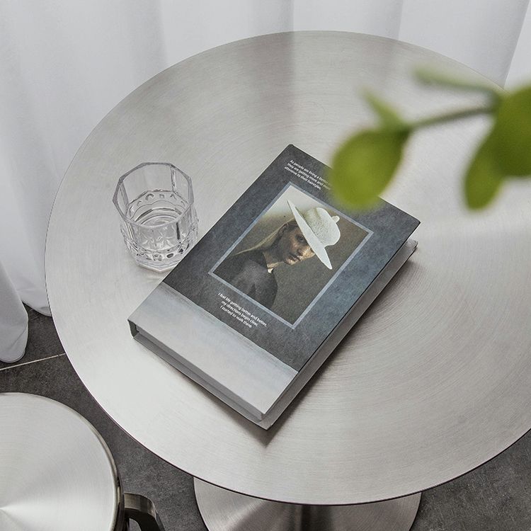 Metal Industrial Dining Table Stainless Steel Table for Kitchen and Dining Room