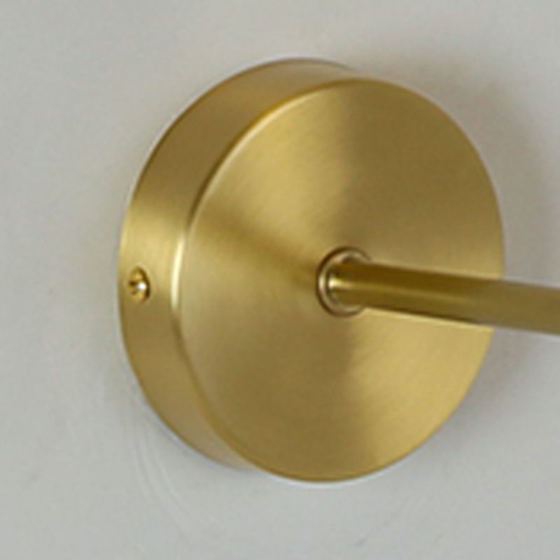 Geometrische Glas Wandleuchte moderne Stil 1 Lichtwandhalterung Leuchte in Gold