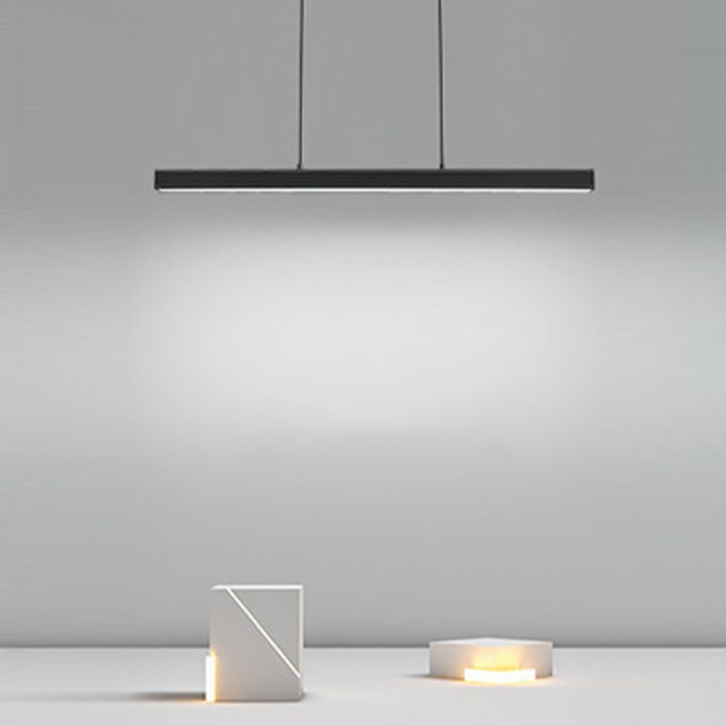 LED Kitchen Island Lighting Contemporary Black/White Ceiling Light for Home
