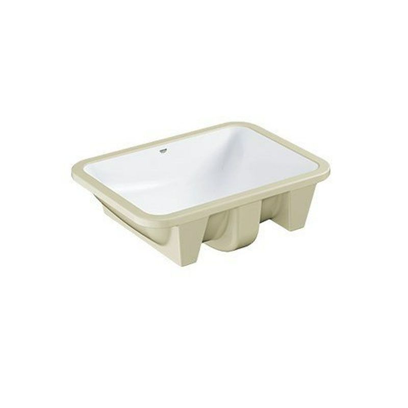 Classic Bathroom Sink Overflow Pop-Up Drain Trough Sink (Not Including Faucet)