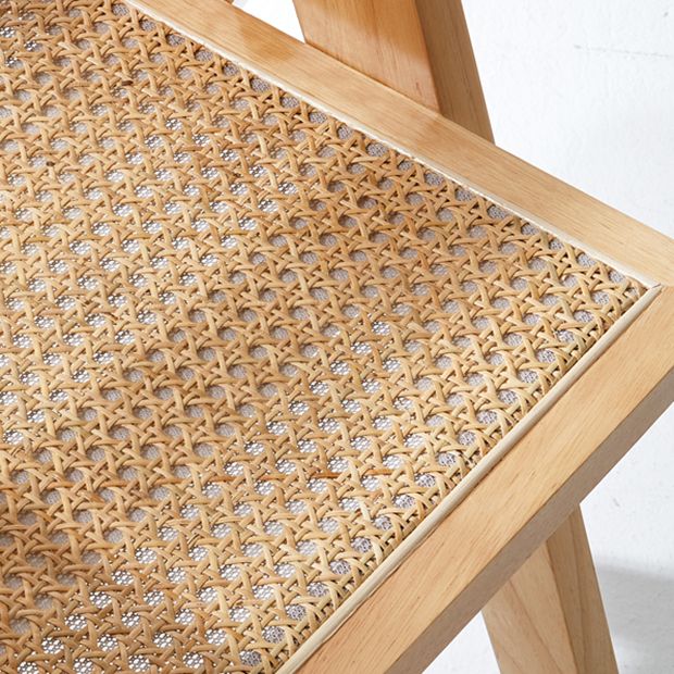 Contemporary Style Chairs Dining Arm Chair with Wooden Legs for Kitchen