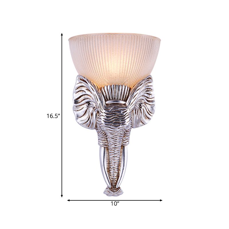Silver Elephant Ponce Light Traditional Prism Glass 1 Light Halway Murd Murd Murd