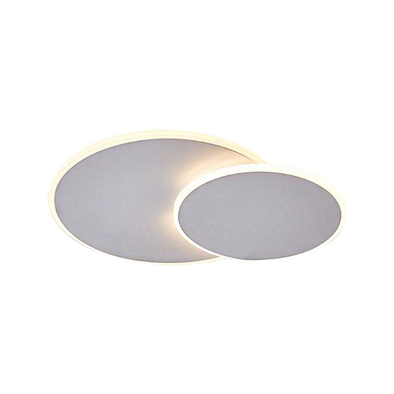 16"/19.5" Overlapping Creative Flush Mount Light Modern Acrylic Round/Square/Triangle Flush Mount