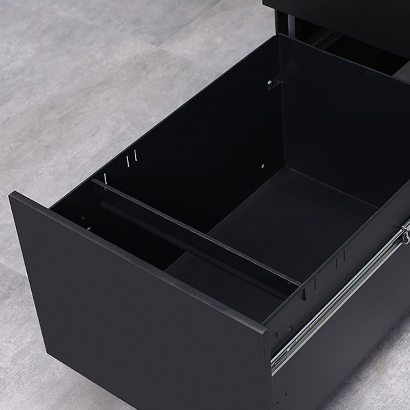 Contemporary Steel File Cabinet File Pedestal Filing Cabinet with Lock and Storage
