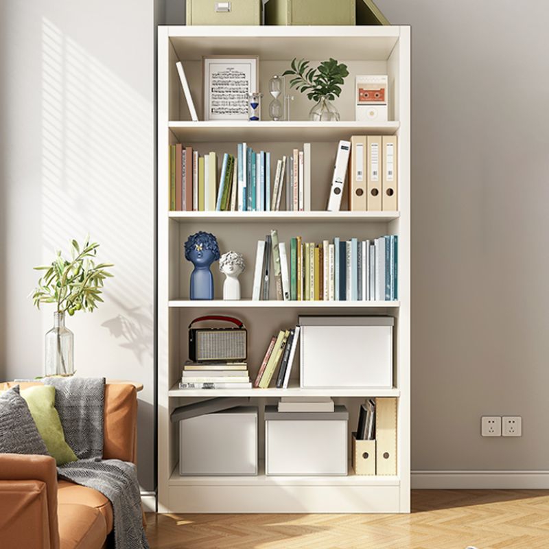 Closed Back Standard Bookcase Scandinavian Engineered Wood Bookshelf
