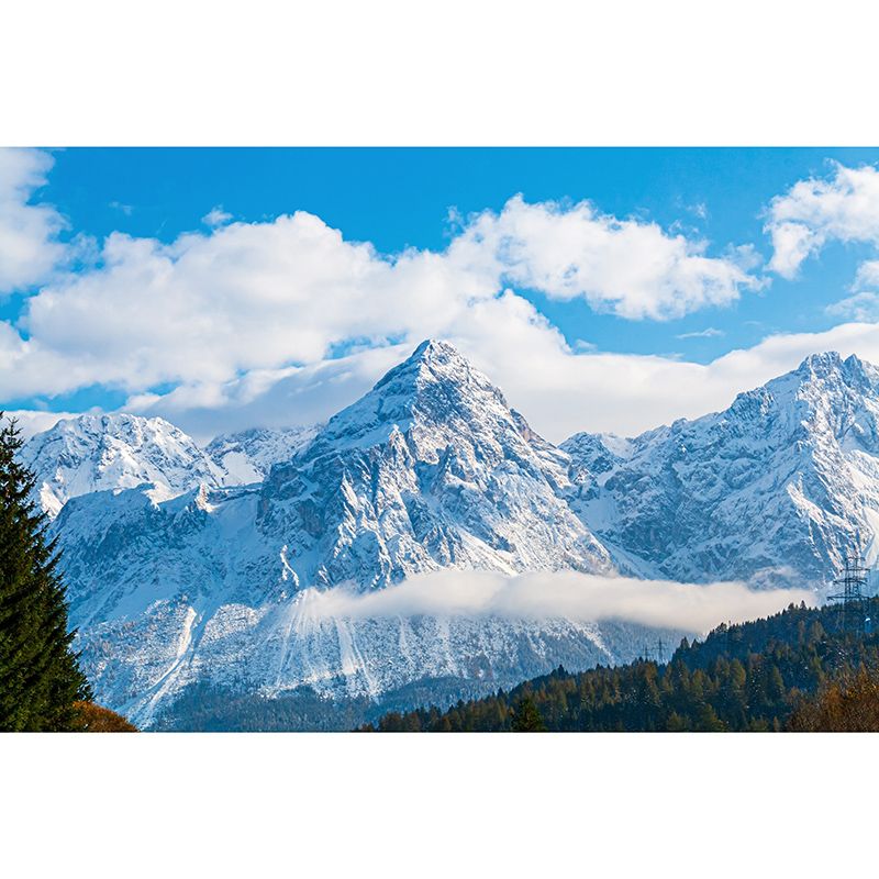 Modern Style Wall Mural Wallpaper Mountain Sitting Room Wall Mural