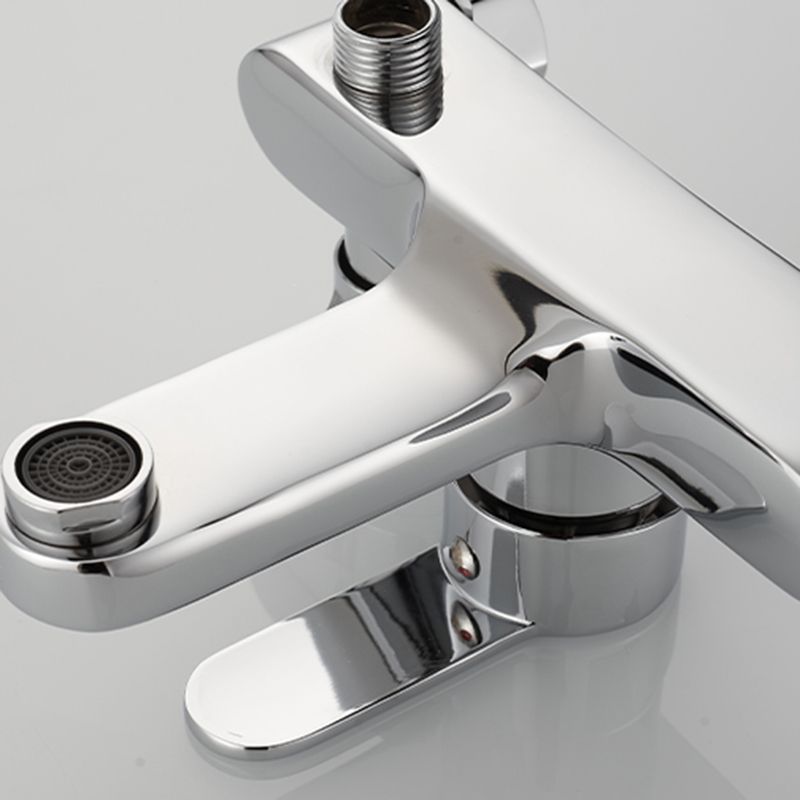 Popular Wall Mount Tub Faucet Fixed Lever Handle Bath Filler Trim