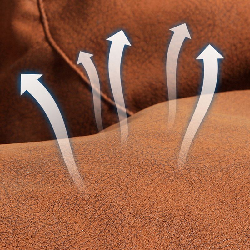 Casual Accent Chair Faux Leather Waterproof Lounge Sofa Chair in Beige/ Brwon/ Gray/ Red