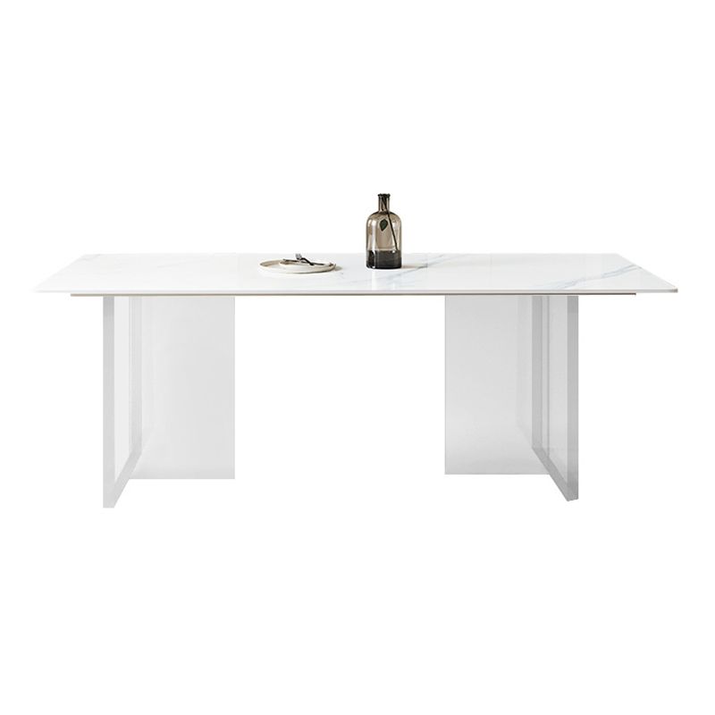 Contemporary Sintered Stone Dining Round Table Set 1/3/4/5 Pieces Dining Set