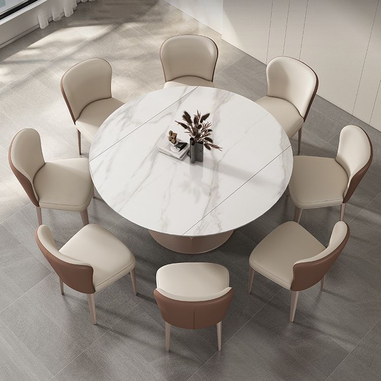 Modern Sintered Stone Dining Table Set 1/2/5/7/9 Pieces Dining Set for Home Use
