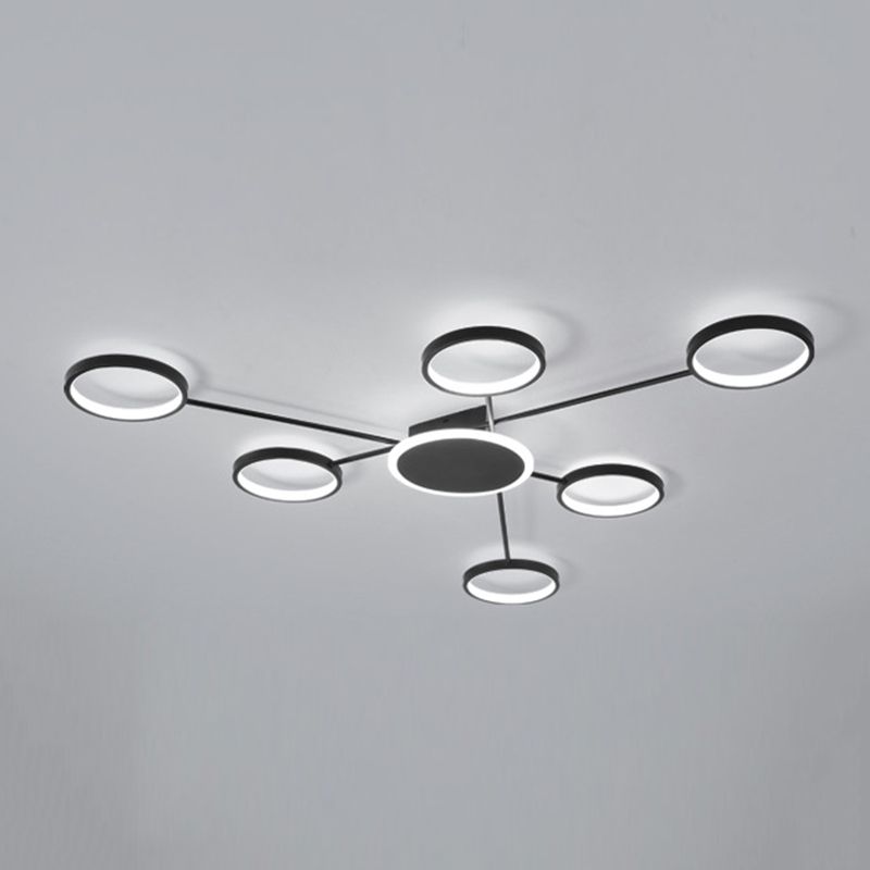 Ringe Metall Deckenmontage Leuchte moderne LED-Deckenleuchte
