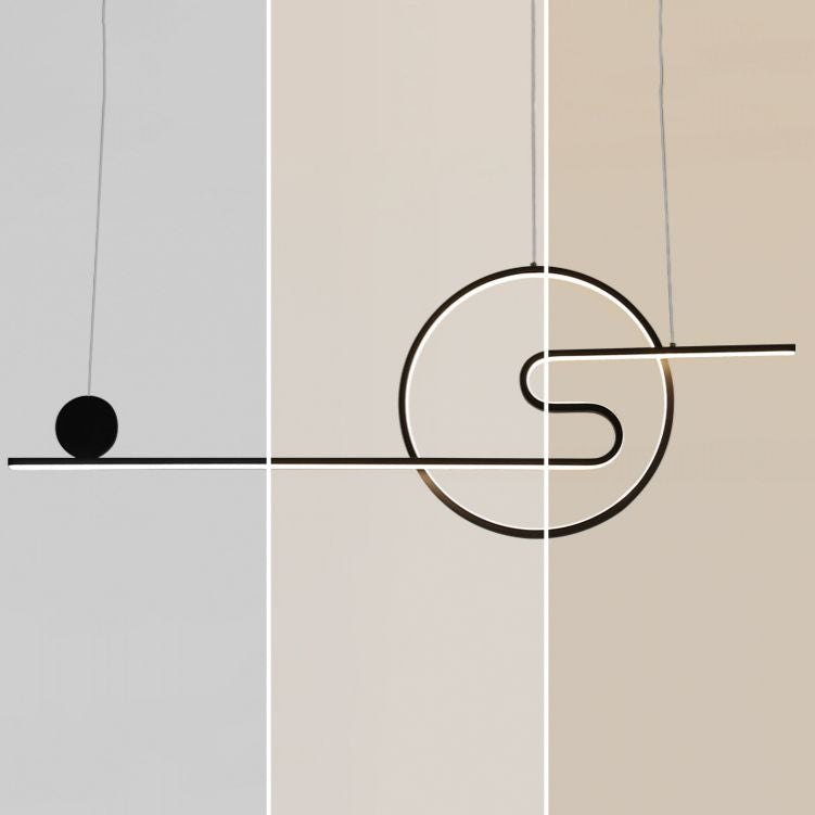 Linear Shape Island Lights Contemporary Style Metal 2 Light Island Pendant Lights