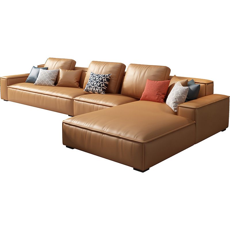 Nordic Style Sofa Bed Sponge/latex Cushion Filled Imitation Leather/sofa