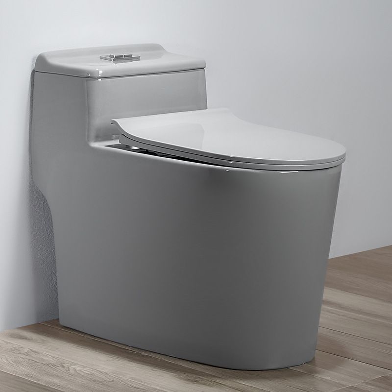 Modern One Piece Toilet Bowl Siphon Jet Flush Toilet with Seat