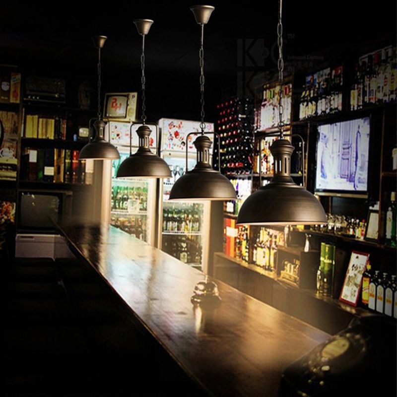 Simple Style Adjustable Industrial Pendant Lighting for Living Room Dining Room