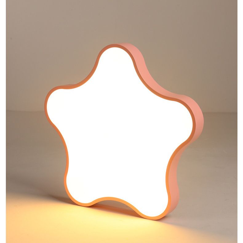 Star Flush Mount Light Fixtures 1 Light Metal Contemporary Ceiling Lights Flush Mount