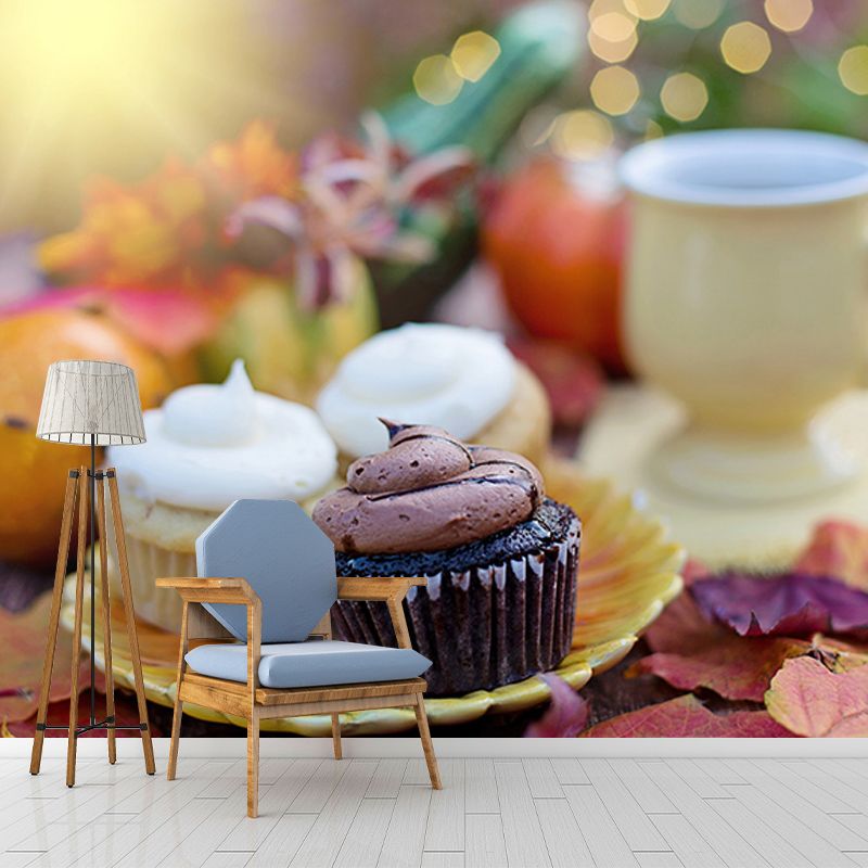 Modern Style Wall Mural Wallpaper Afternoon Tea Sitting Room Wall Mural