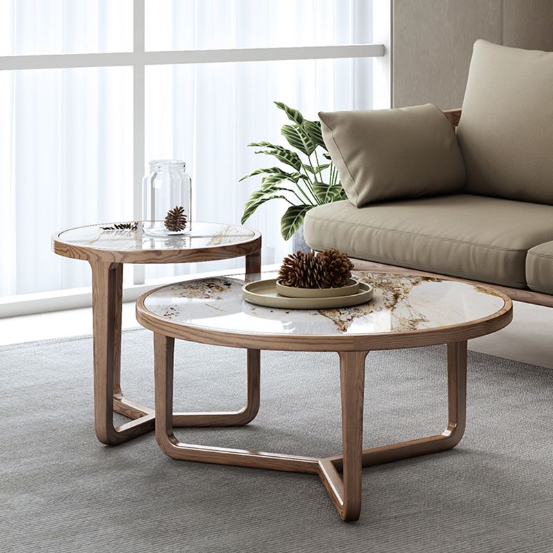 Modern Slate Coffee Table No Distressing Round Coffee Table Set