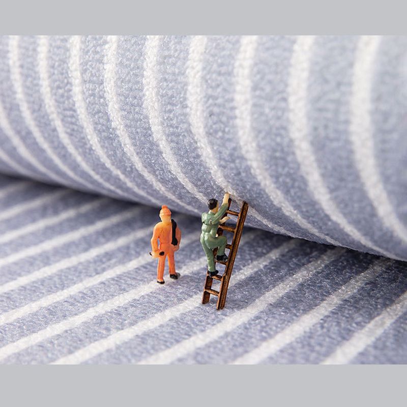 Stylish Grey Tye Dye Carpet Polyester Modern Area Rug Anti-Slip Washable Rug for Home Decor