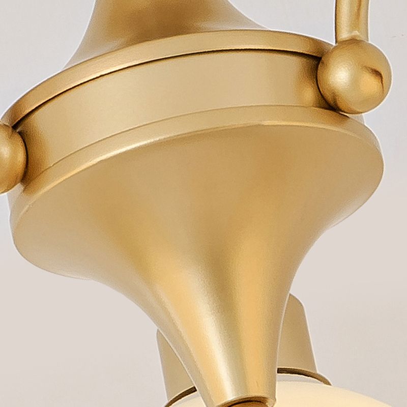 Modern Simple Ceiling Light Ball Shape Shade Iron Ceiling Lamp for Bedroom