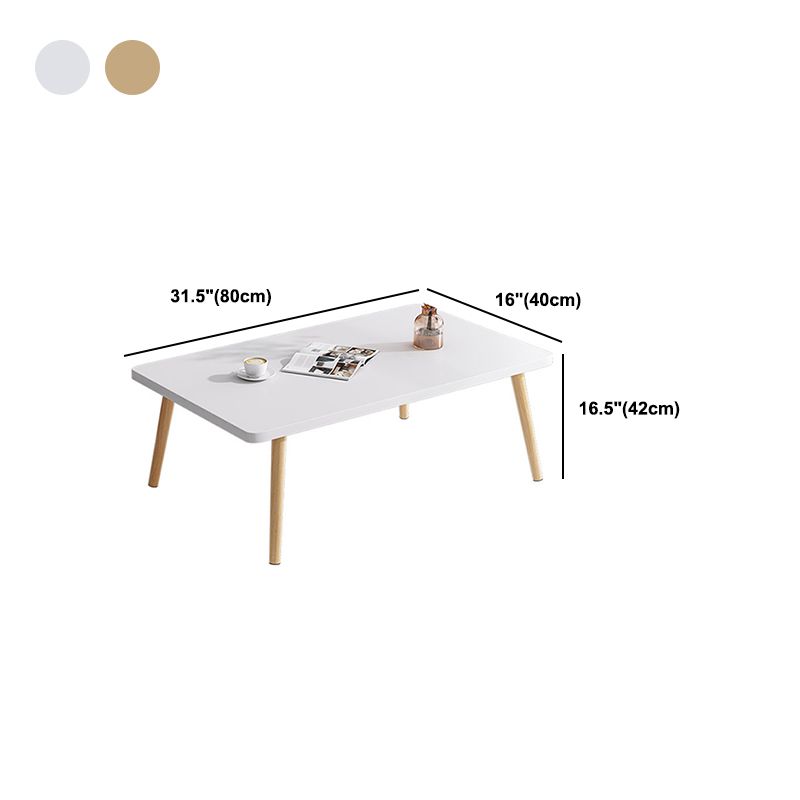 4 Legs Base Design Square/rectangular Wood-based Board Table Coffee Table