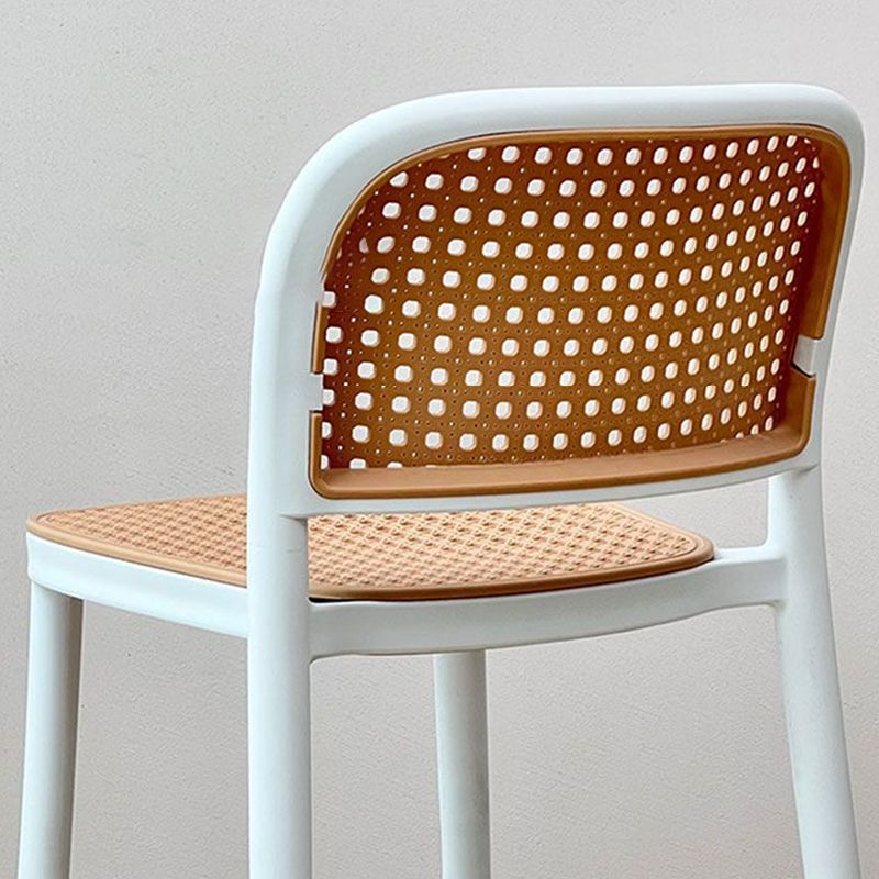 Plastic Bar Stool Industrial Backrest Stackable Counter Stool for Bristol
