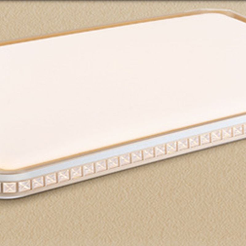 Iluminación de techo geométrica Luz de techo de montaje empotrado de cristal LED de estilo nórdico