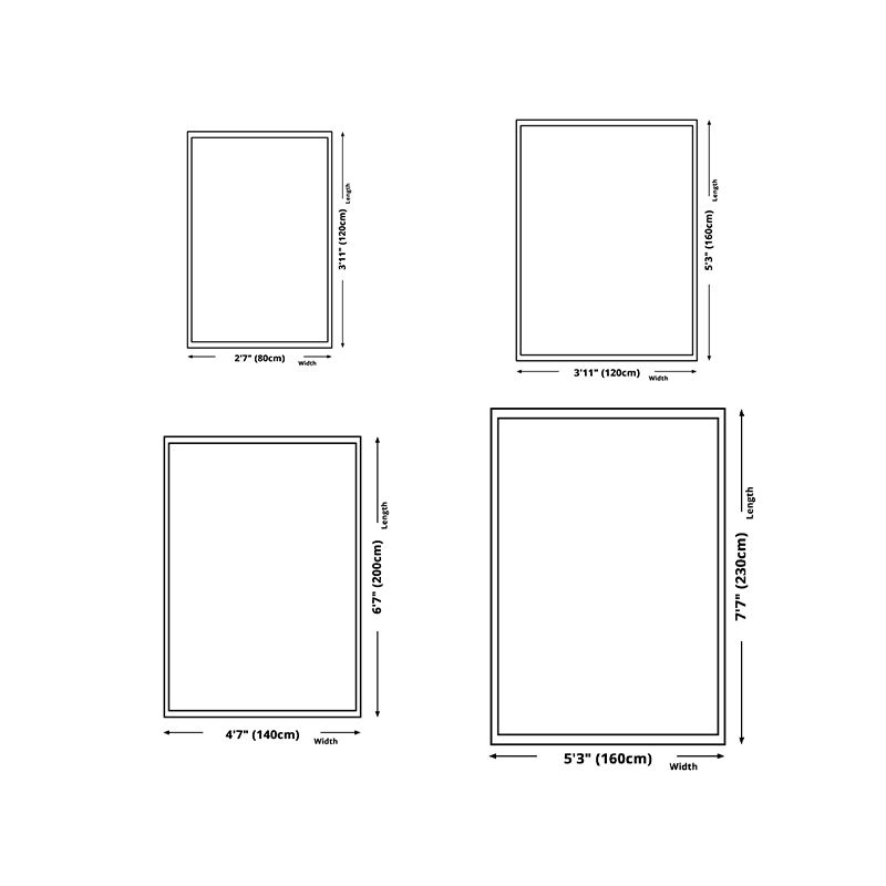 Light Brown Color Piece Area Rug Polyester Modern Rug Washable Rug for Drawing Room