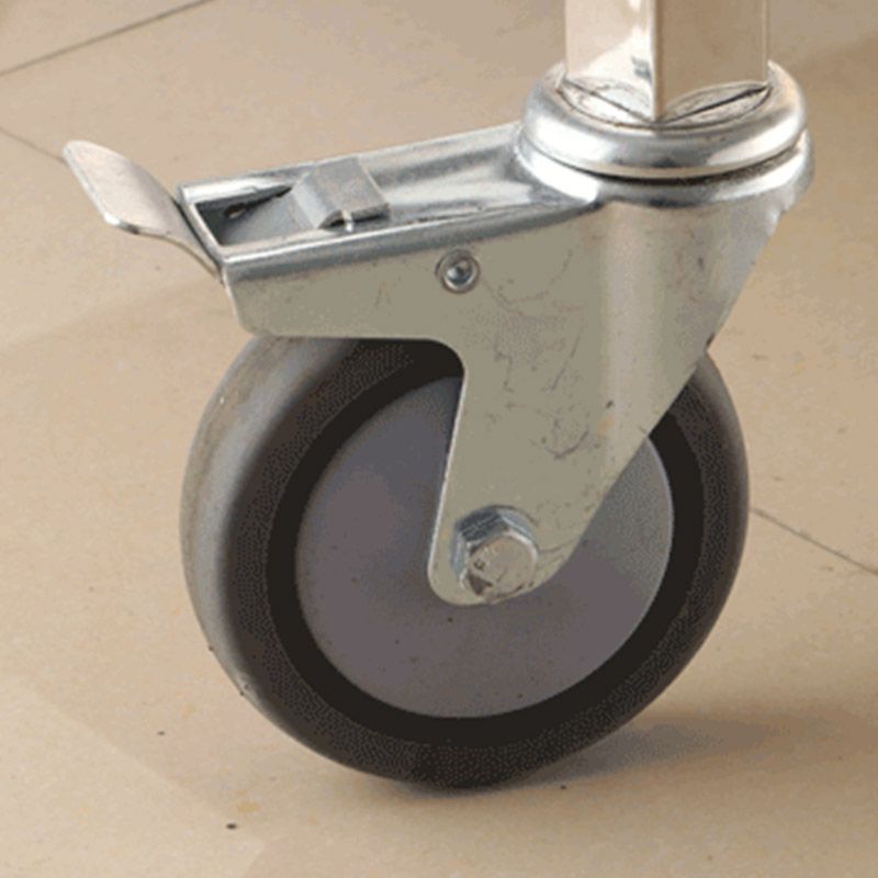 Modern Kitchen Trolley Metal Open Storage Kitchen Trolley in Silver