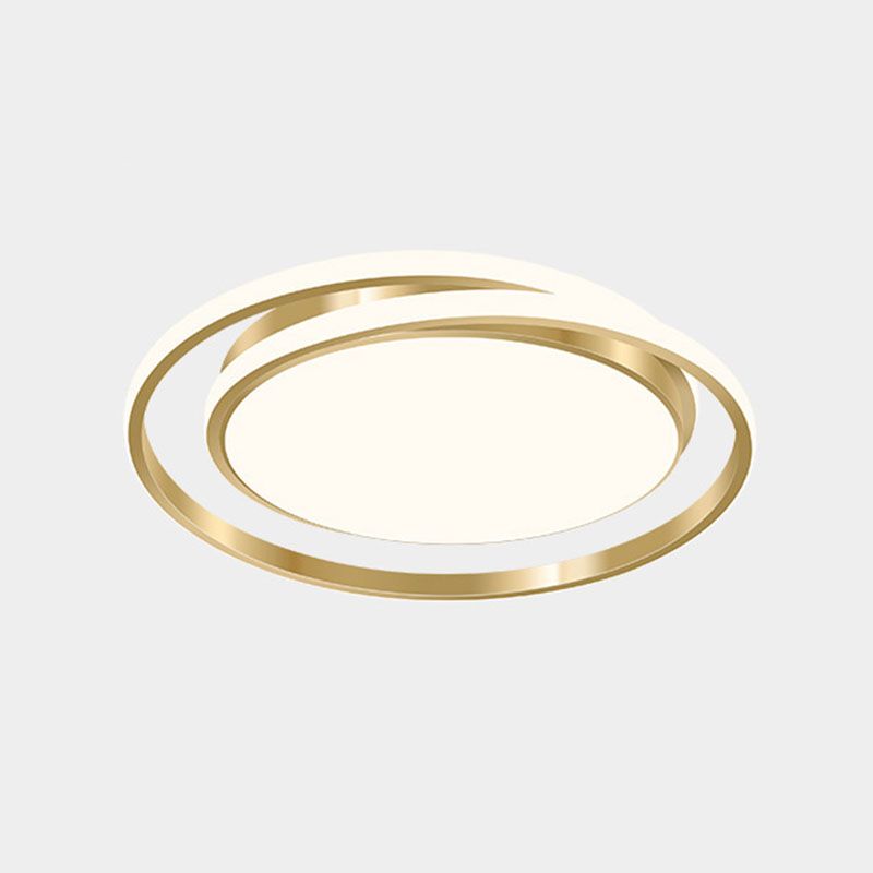 Cirkelvormig slaapkamerinbouwlicht Acryl minimalistische LED-inbouwplafondlamp