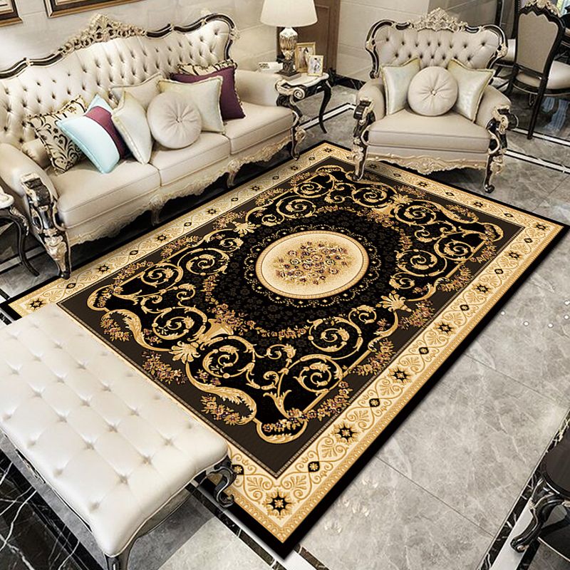 Fancy Victoria Rug Alfombra floral multicolor antideslizante lavable alfombra apta para mascotas para sala de estar